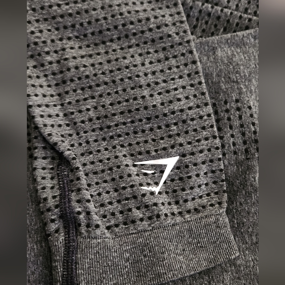Women's Gray High-Waisted Leggings - Picture 5 of 8